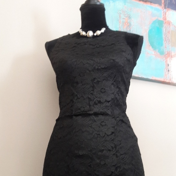 Lundstom Collection/Black/ Sleeveless/ Lace Dress - Picture 2 of 8